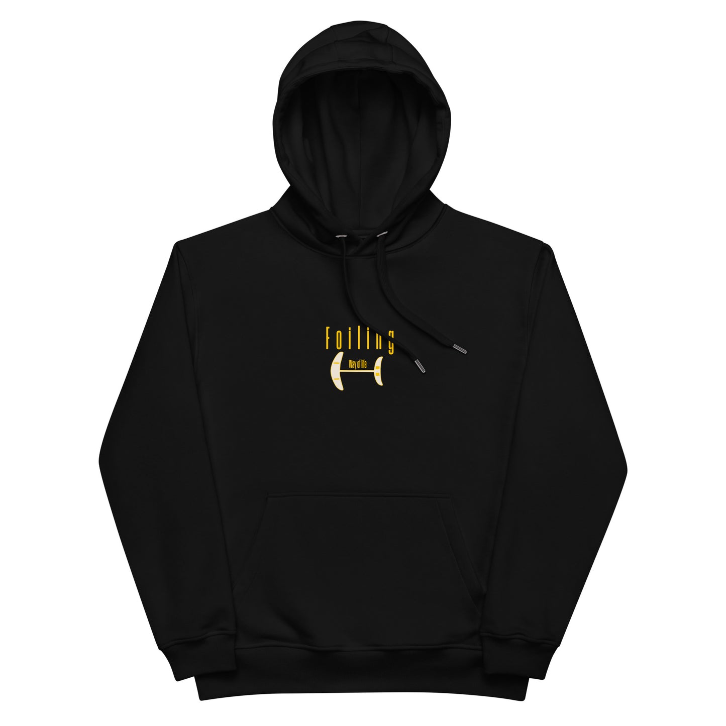„Foiling way of life“ – Premium Öko Hoodie