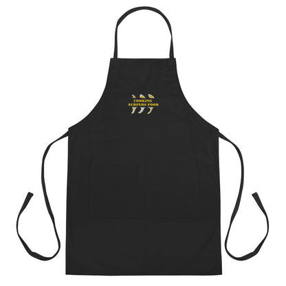 Surfer-Essen kochen - Bestickte Schürze