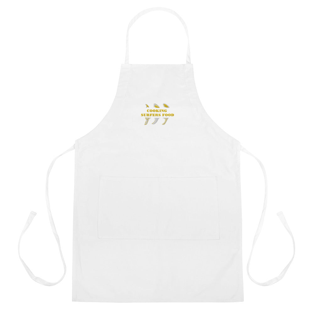 Surfer-Essen kochen - Bestickte Schürze