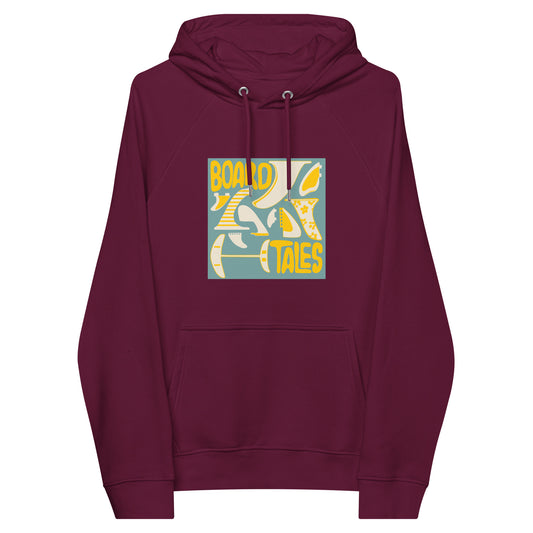 Surfbrett Schwerter Unisex Öko Raglan Hoodie